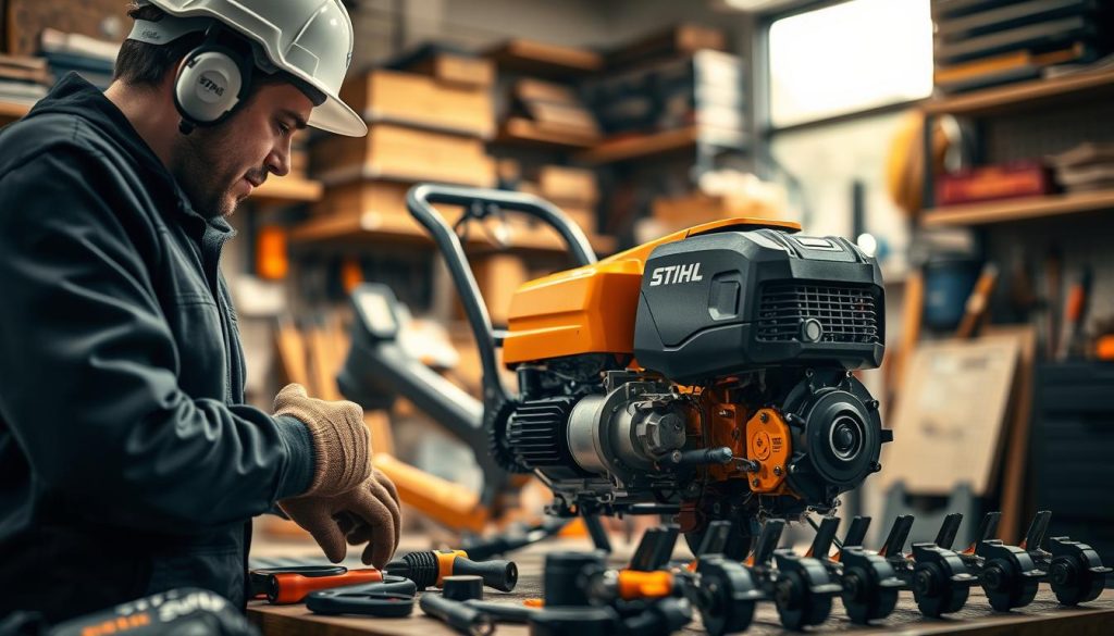 manutenção de multicultivador Stihl manutenção de multicultivador Stihl